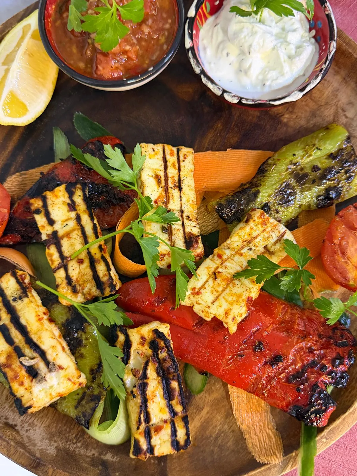 Grilled Halloumi — Novas Hagiasophia, Taksim