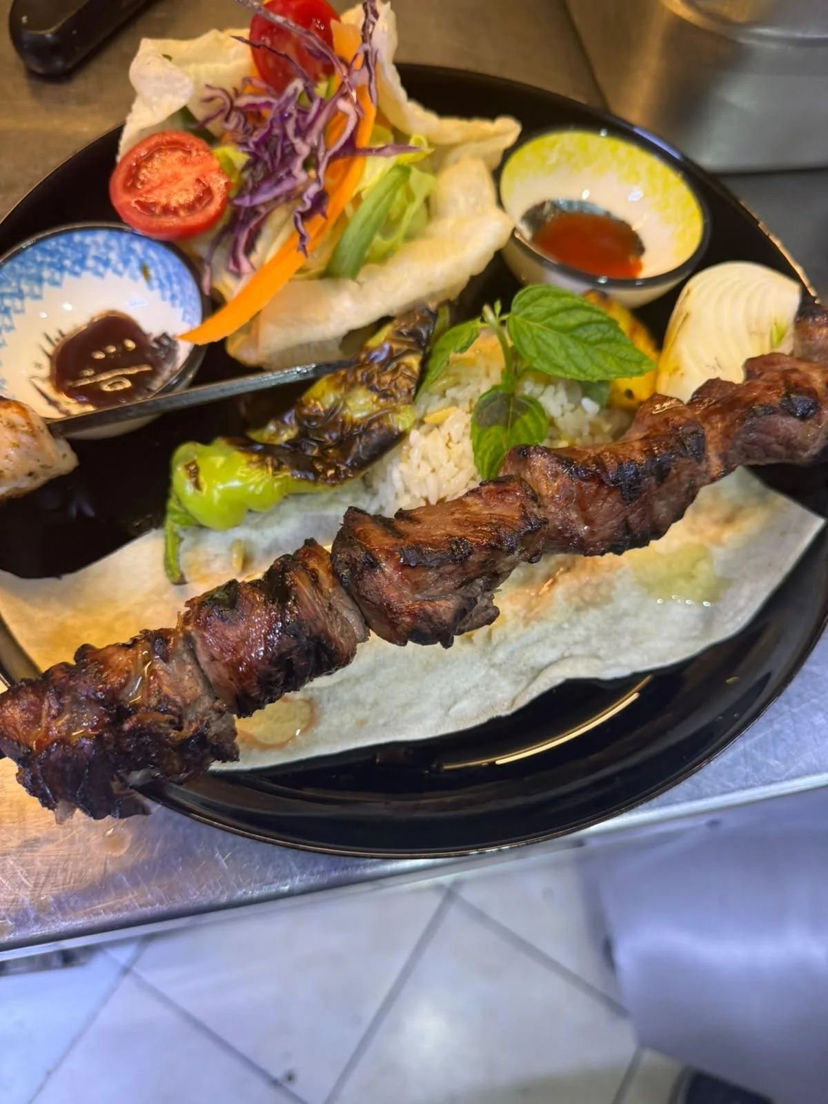 Lamb Skewers — Novas Hagiasophia, Taksim